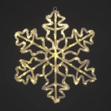 5029936984579 1 Acrylic Light Up Snowflake Christmas Decoration With 80 Warm White LEDs.jpg